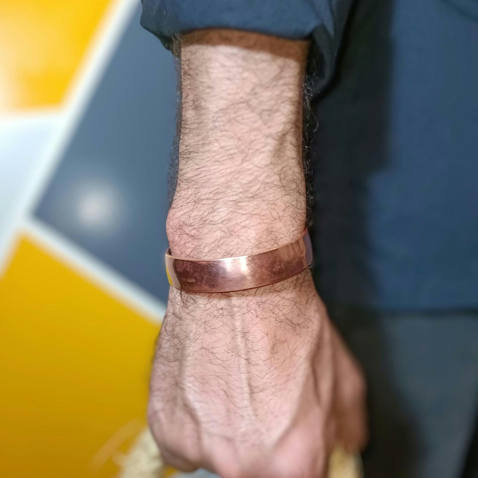 Spiritual Abacus Handcrafted Copper Cuff Bracelet