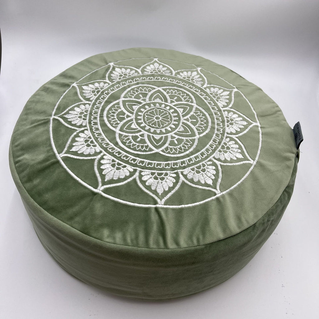 Spiritual Abacus™ Buckwheat Hull Yoga Meditation Cushion
