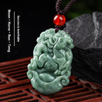 Spiritual Abacus Natural Cargo Jade Chinese Zodiac Pendant Ornaments (12 Signs)