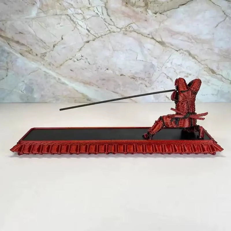 Spiritual Abacus Samurai Incense Holder – 3D Printed Warrior Ash Catcher for Meditation, Yoga & Zen Home Decor