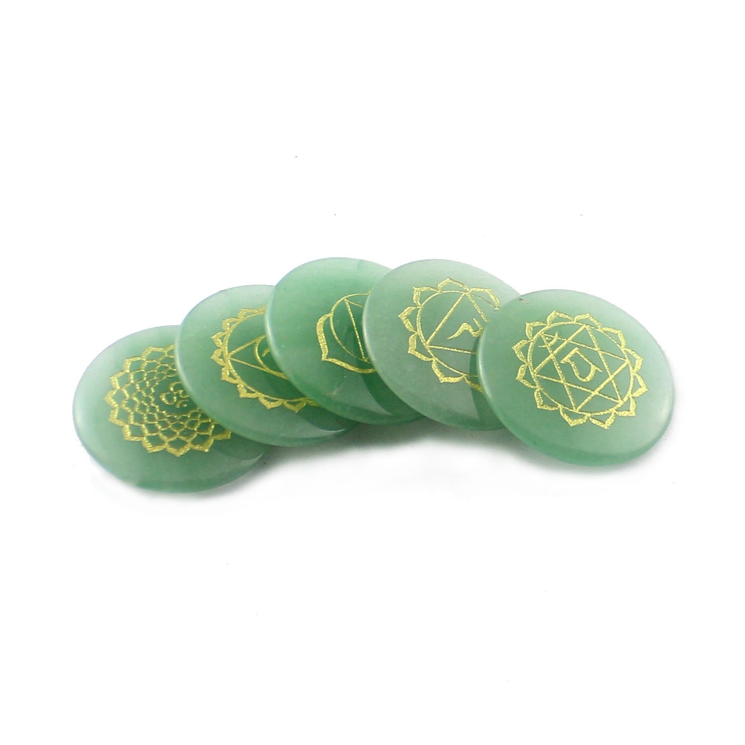 Spiritual Abacus European & American Style Natural Green Aventurine Crystal Ornament