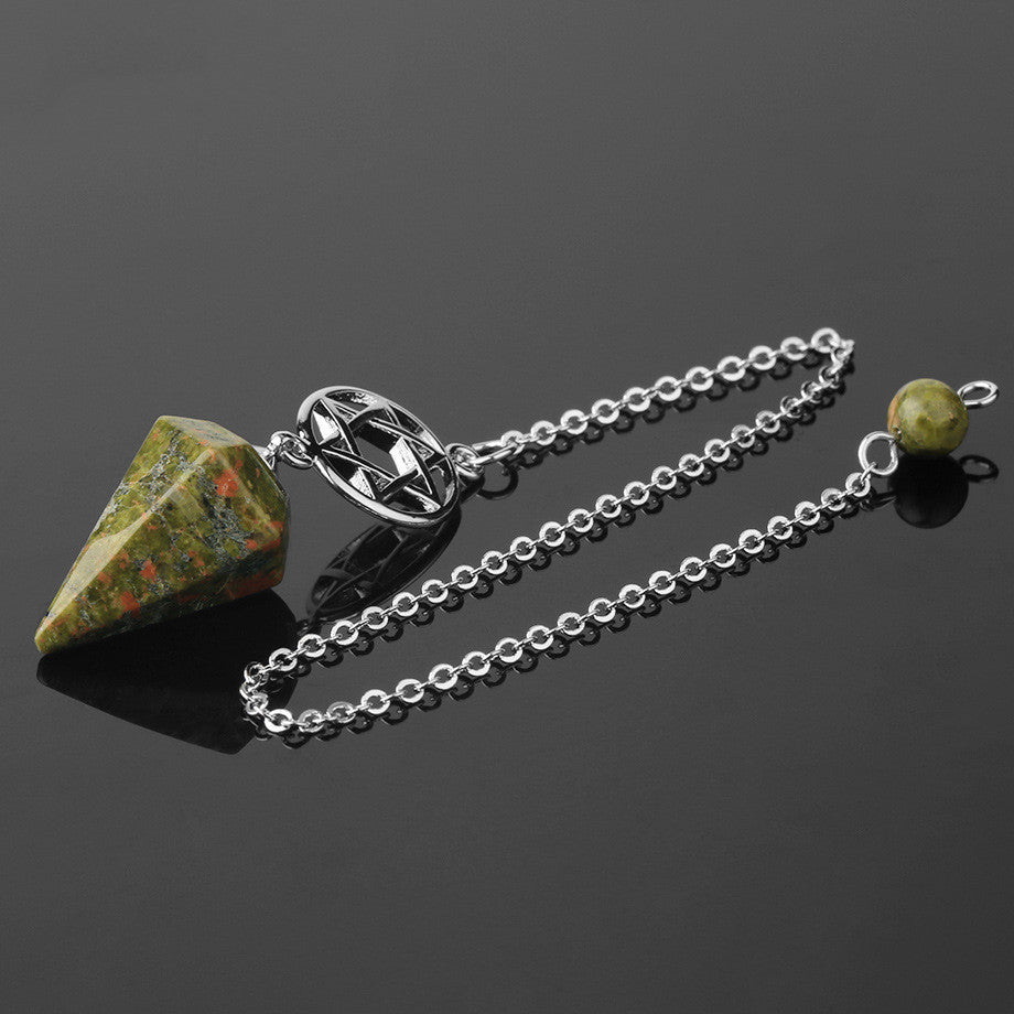 Spiritual Abacus™ Chakra Healing Pendulum – Meditation Crystal Energy Dowsing Tool for Reiki, Yoga & Chakra Balancing