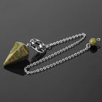 Spiritual Abacus™ Chakra Healing Pendulum – Meditation Crystal Energy Dowsing Tool for Reiki, Yoga & Chakra Balancing