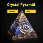 Spiritual Abacus Natural Crystal Gravel Pyramid Epoxy Decoration