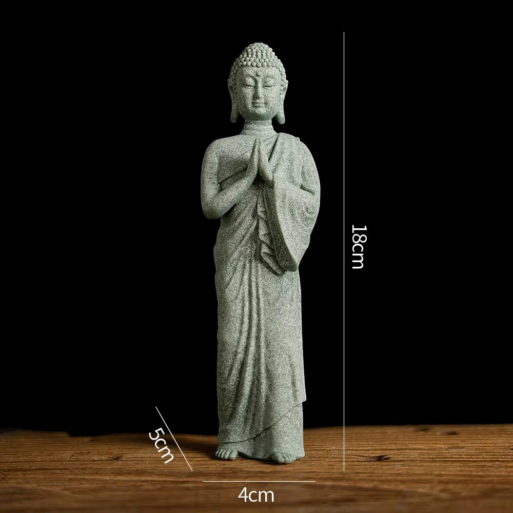 Spiritual Abacus Mini Zen Buddha Garden Statue