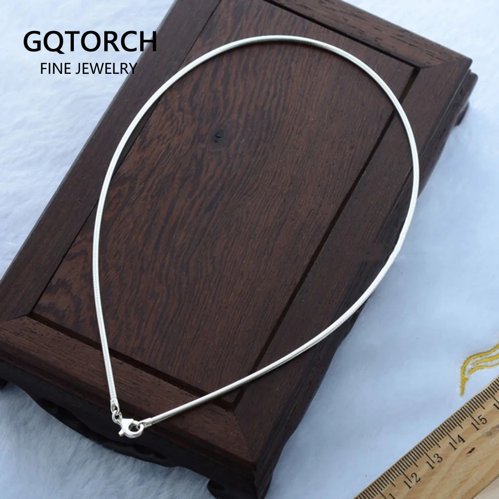 ✨ Spiritual Abacus 925 Sterling Silver Choker Necklace – Elegant Minimalist Collar for Women