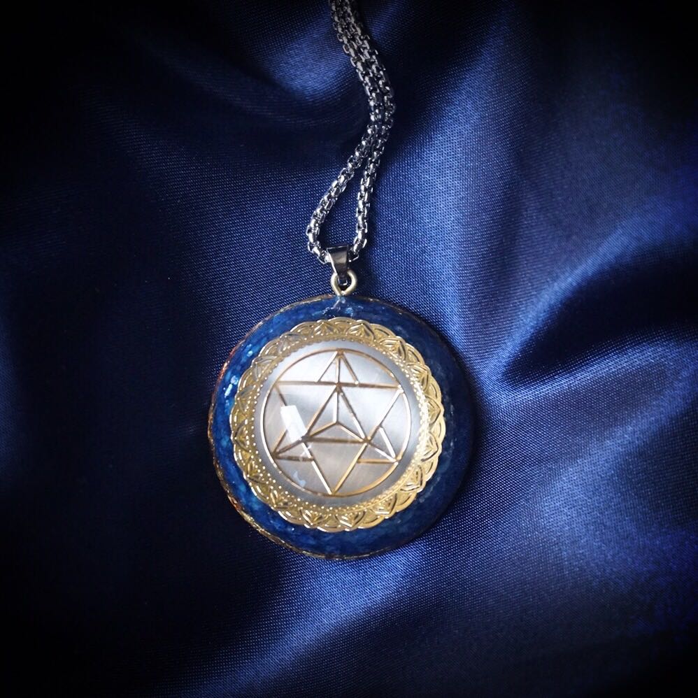 Spiritual Abacus Crystal Pendant Necklace for Men and Women