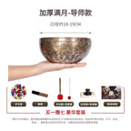 🌕 Full Moon Himalayan Singing Bowl Handmade in Nepal – For Meditation, Sound Healing, and Mindfulness