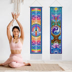 🧘‍♂️ Seven Chakra Wall Tapestry – Mandala Yoga & Meditation Wall Hanging Spiritual Room Décor for Energy Alignment & Mindful Living by Spiritual Abacus