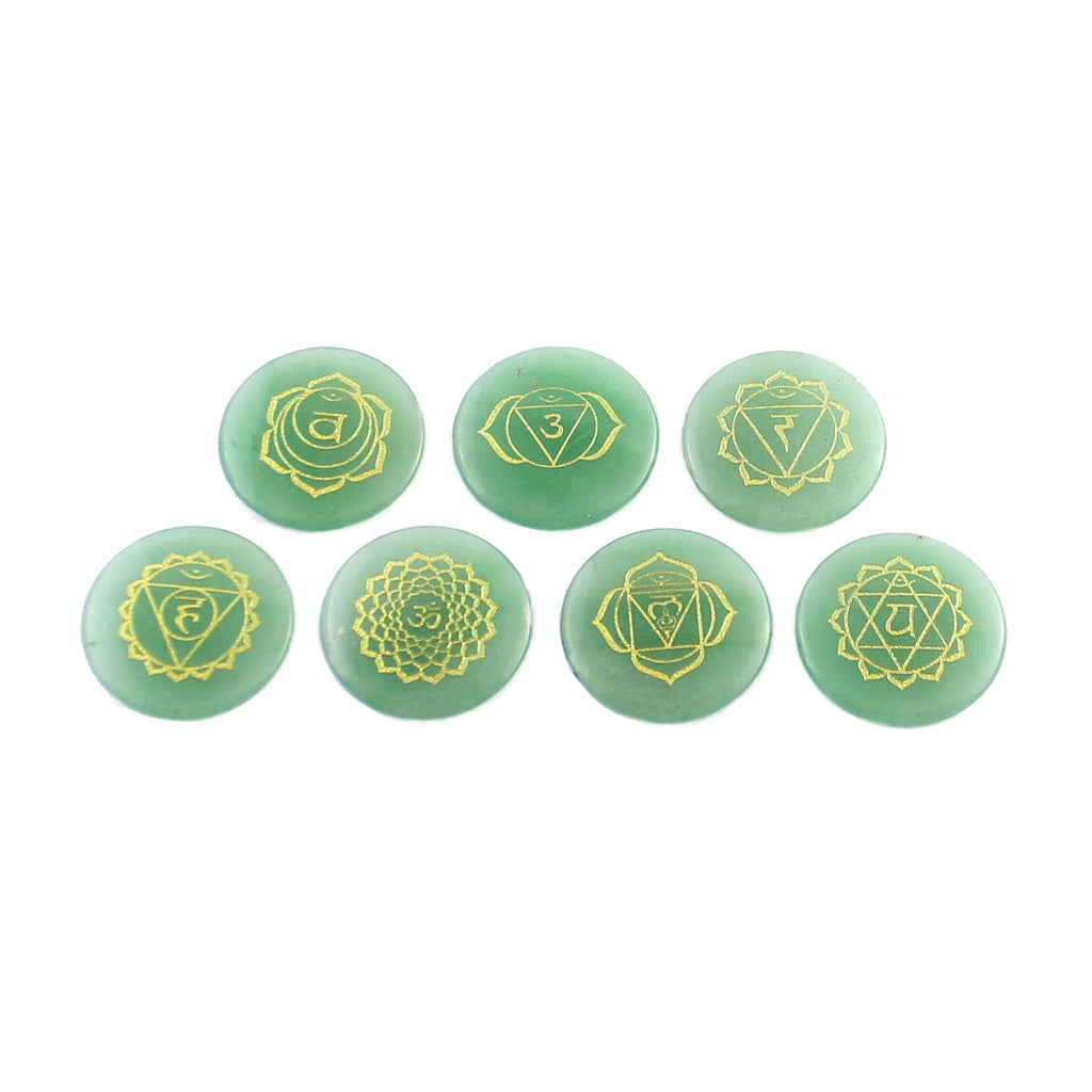 Spiritual Abacus European & American Style Natural Green Aventurine Crystal Ornament
