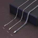 🔗 Spiritual Abacus 925 Sterling Silver Foxtail Chain Necklace – Unisex Vintage Thai Silver Style