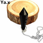 Spiritual Abacus Quartz Prism Reiki Pendulum Pendant