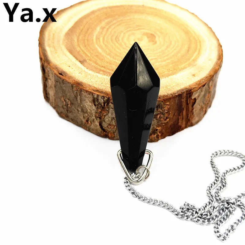 Spiritual Abacus Quartz Prism Reiki Pendulum Pendant