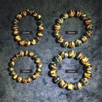Spiritual Abacus™ Old Mine Tiger Eye Bracelet – Natural Dream Tiger Eye Stone for Focus & Confidence