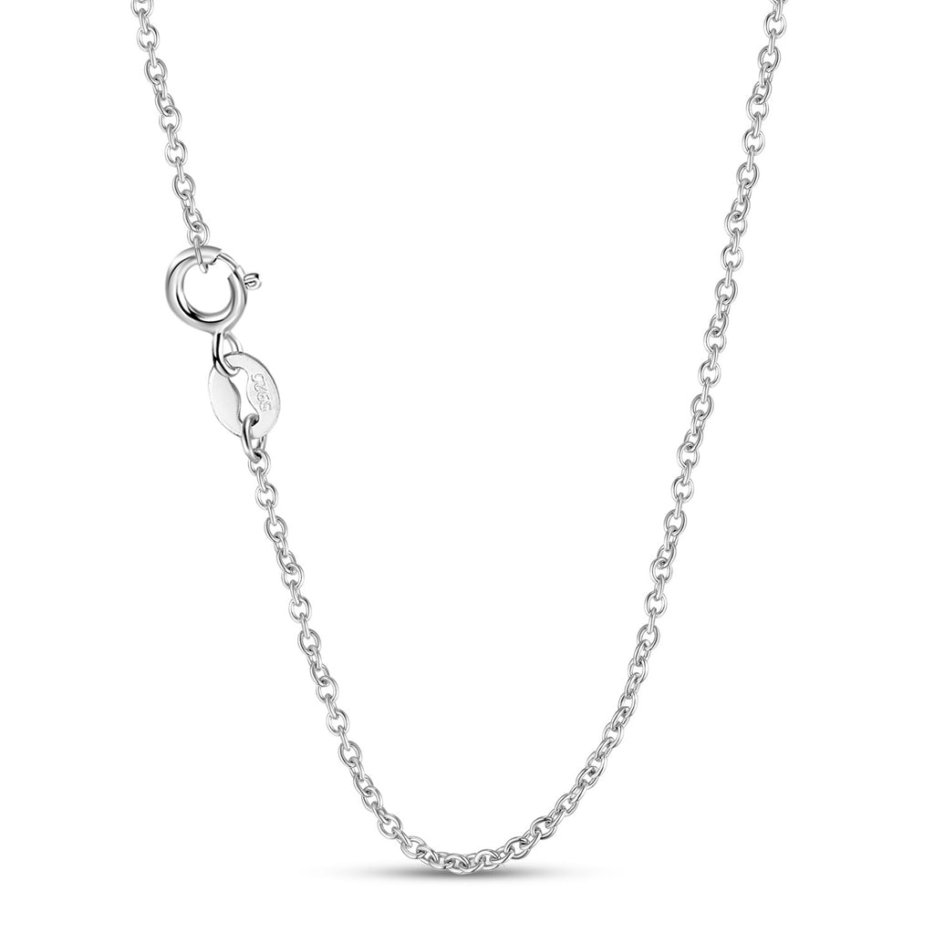 Spiritual Abacus S925 Sterling Silver Thorn Rose Cross Necklace