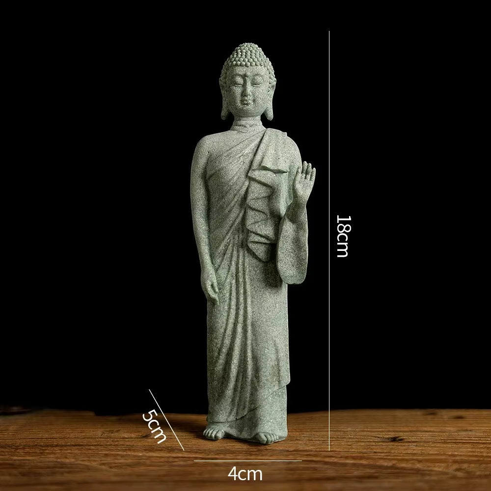 Spiritual Abacus Mini Zen Buddha Garden Statue